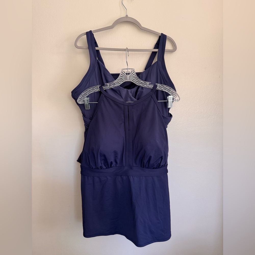 Lands' End Women's Swim Dress - Navy